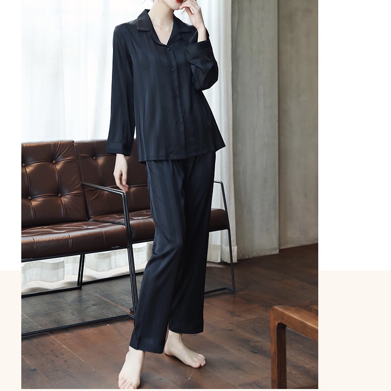 Bộ Đồ Ngủ Pijama Lụa DEAR MYDARLING Dài Tay Cao Cấp - M15