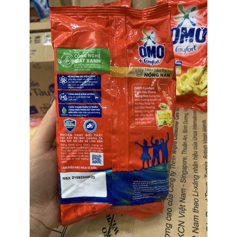 Bột Giặt OMO Comfort Tinh Dầu Thơm Nồng Nàn