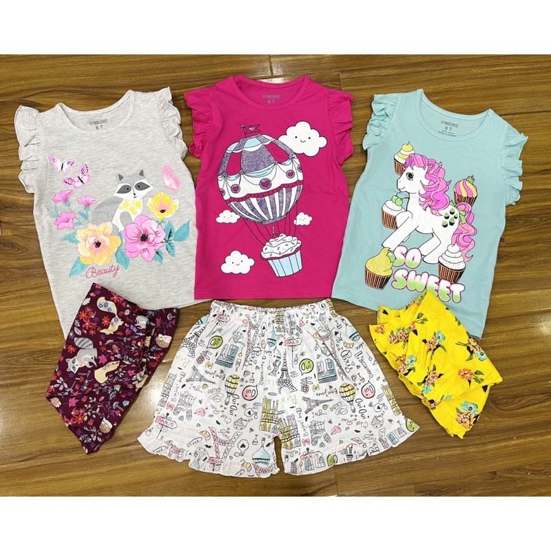 Bộ quần áo sát nách GYMBOREE cho bé gái
