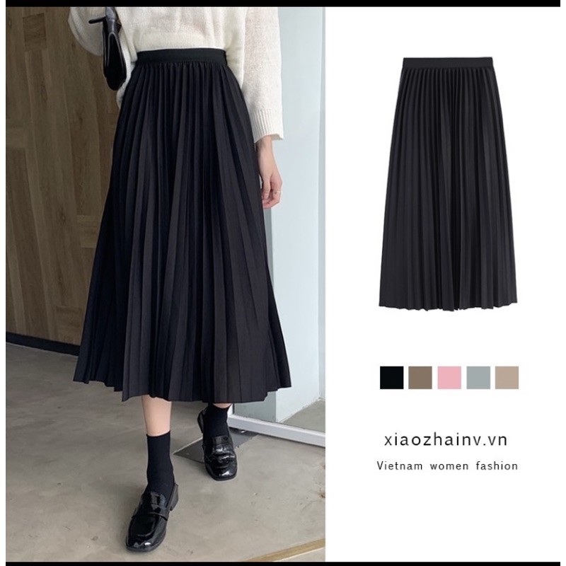 CHÂN VÁY XẾP LY DÀI 60-100kg