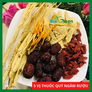 Đông Trùng Hạ Thảo Ký Chủ Nhộng Tằm Biogreen Ngâm Rượu