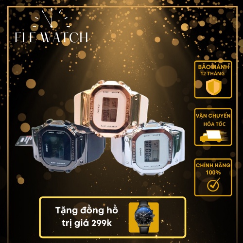 Đồng Hồ Nam Nữ C.a.s.i.o G-5600 ELE Watch Đồng Hồ Đôi Giá Rẻ Bảo Hành 12 Tháng A001