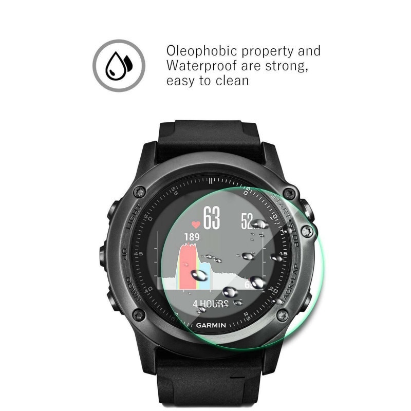 FLEXIBLE GARMIN Set 5 Kính Cường Lực 9h Bảo Vệ Màn Hình Cho Đồng Hồ Garmin Fenix 5 5s 5x Plus