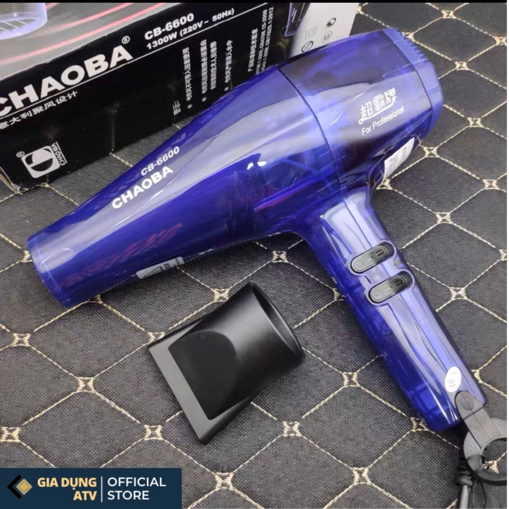 Máy sấy tóc CHAOBA 3000W , MÁY sấy tóc công suất lớn 2 chiều nóng lạnh tạo kiểu tóc cho salon