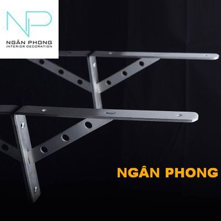 CẶP GIÁ ĐỠ ĐỂ ĐỒ INOX 201- DÙNG LÀM KỆ TIỆN LỢI