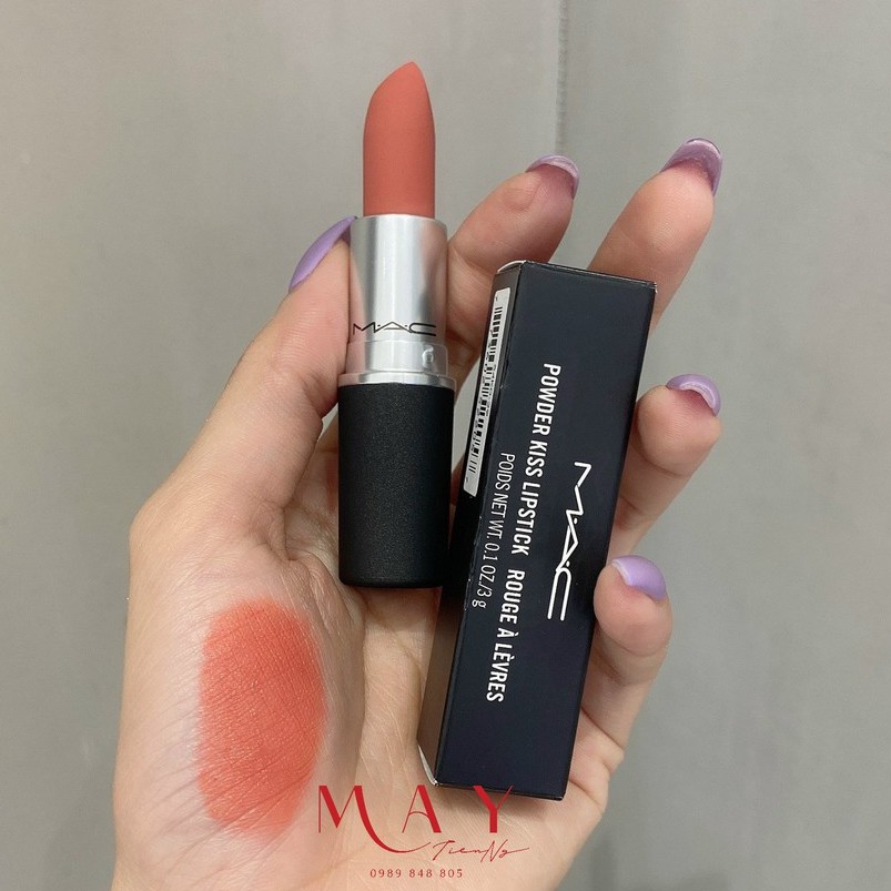 Son Thỏi Lì Mềm MAC PowderKiss Lipstick 3g Các Mầu