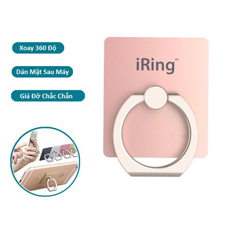 Giá đỡ điện thoại IRING móc tay tiện lợi cho mọi dòng điện thoại iphone samsung oppo xiaomi