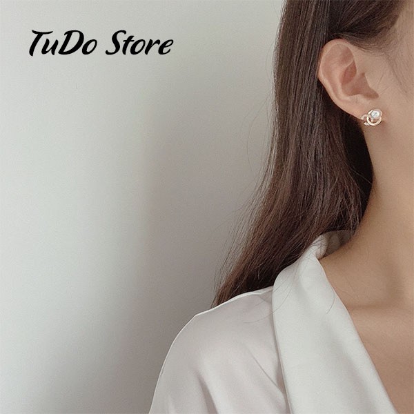 Khuyên tai, bông tai nữ Hàn quốc mạ bạc 925 phong cách trẻ trung cá tính HT9