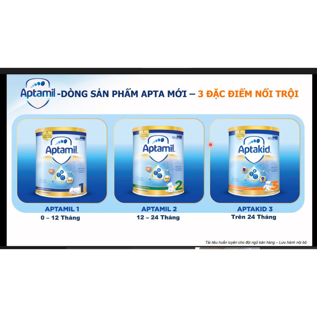 Sữa Aptakid New Zealand số 2 900g (12-24 tháng)