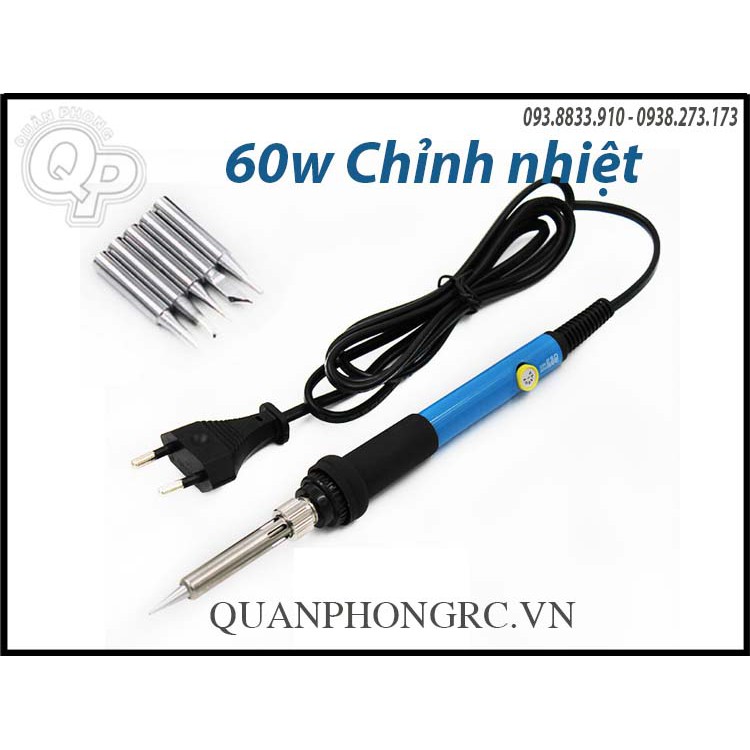 Hàn chì điện 60W ( tặng 5 đầu mũi)