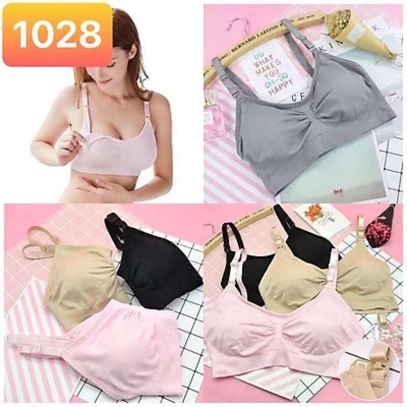 Áo Lót Bầu Cho Con Bú Chống Chảy Xệ, Áo Ngực Cho Mẹ Bầu