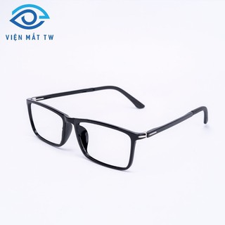 Kính cận gọng nhựa dẻo mắt vuông Basic Vienmattw1.Official-915-Nhận cắt CẬN VIỄN LOẠN chất lượng cao
