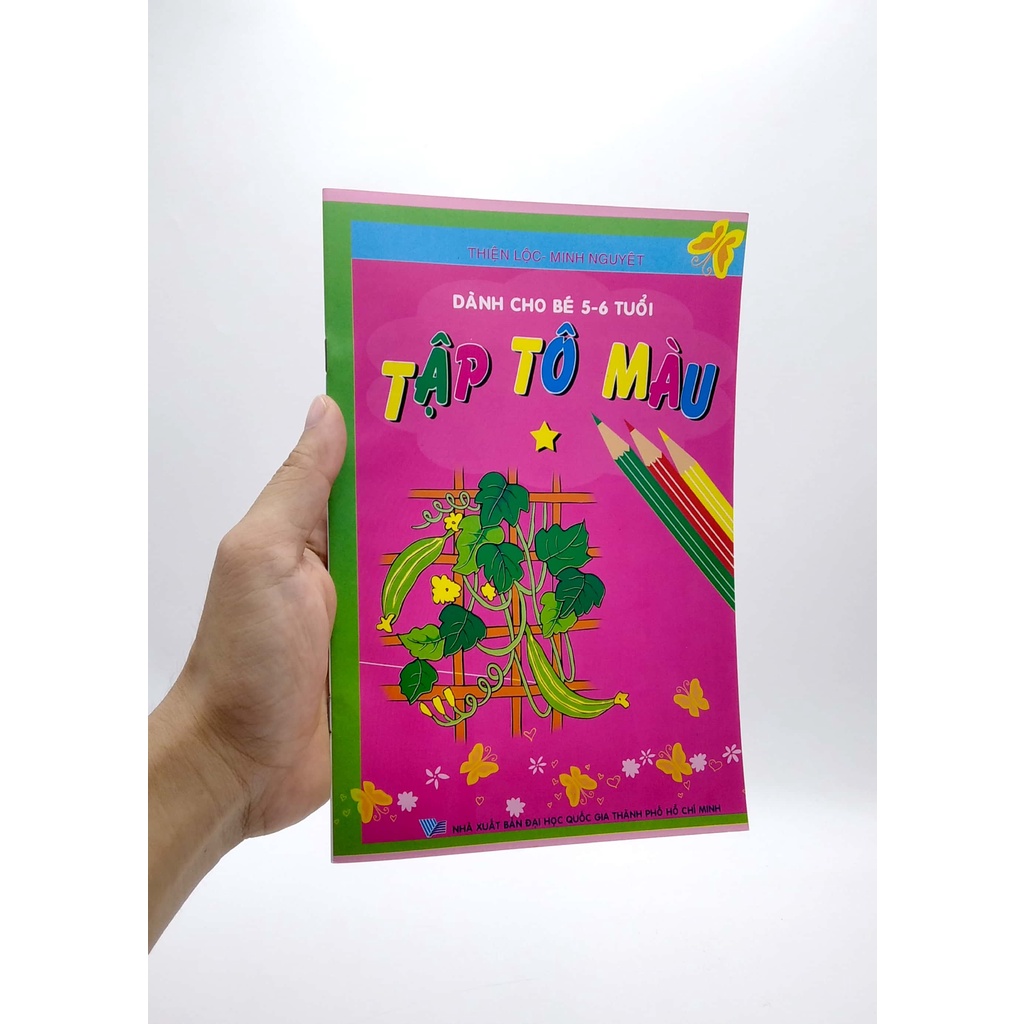 Sách Tập Tô Màu - Dành Cho Bé 5-6 Tuổi