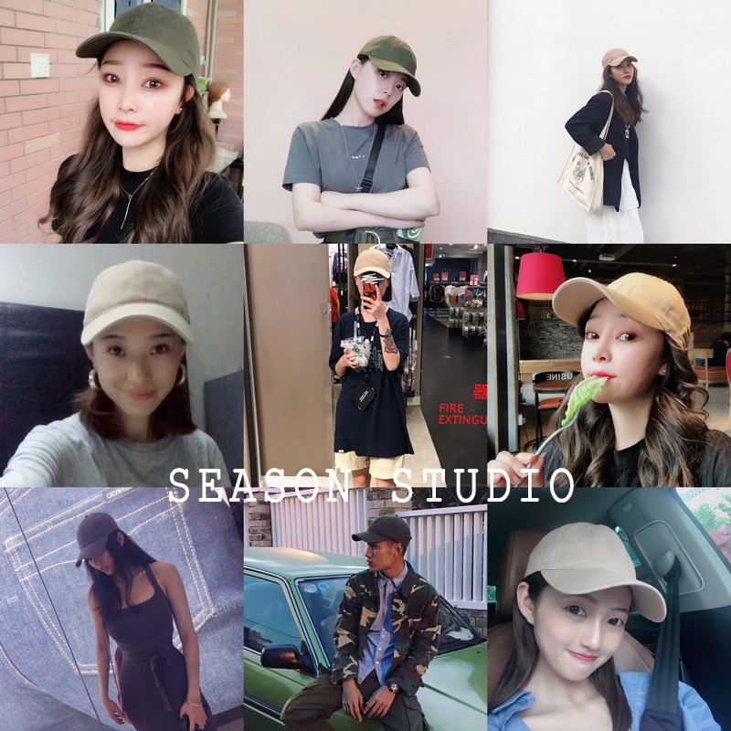 Mũ lưỡi trai Helolis màu sắc đơn giản trẻ trung