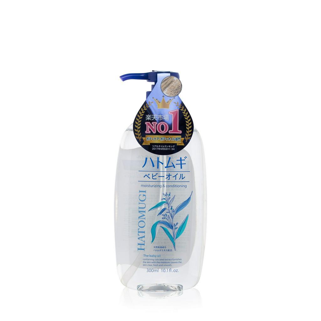 DẦU DƯỠNG DA MASSAGE TOÀN THÂN CHO BÉ HATOMUGI (CHAI 300ML)