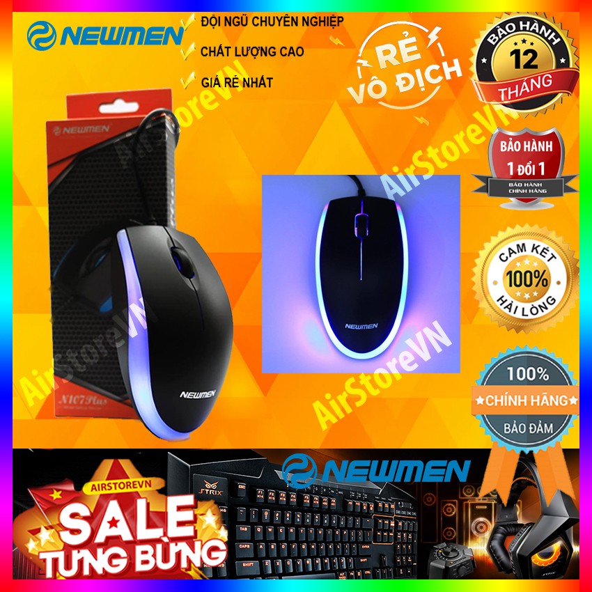 CHUỘT GAMING NEWMEN N107 PLUS