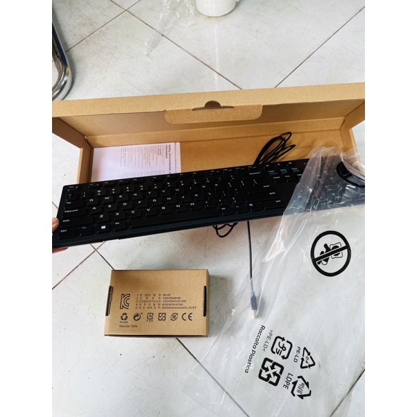 Combo Phím Chuột Dell Có Dây KB216/M116 - Chính Hãng FPT Bảo Hành 12 Tháng