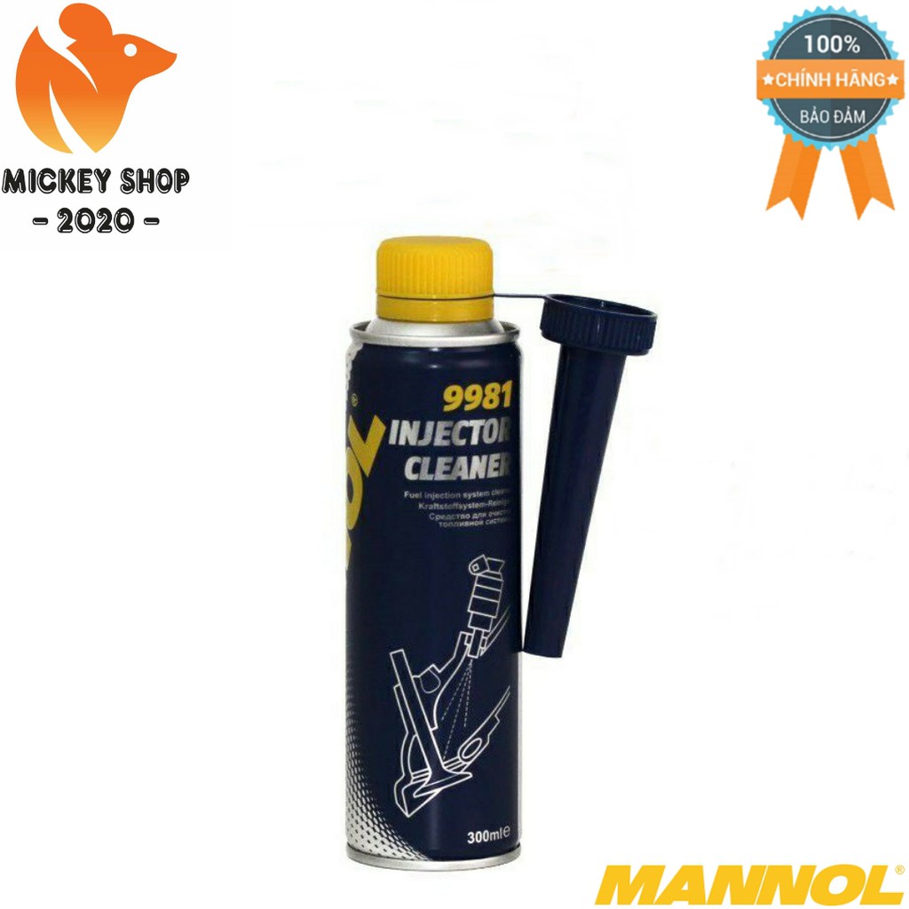 [Pro] Súc Rửa Béc Phun Xăng MANNOL 9981 – 300ML Injector Cleaner, Hàng Đức Chính Hãng – Mickey2020shop