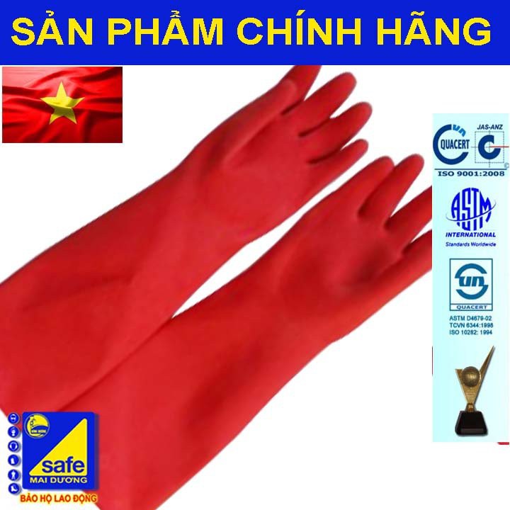 GĂNG TAY CHỐNG HOÁ CHẤT SIÊU DÀY