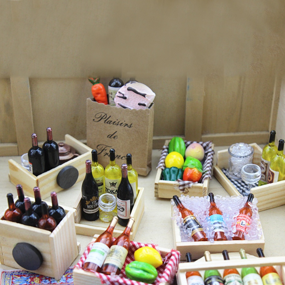 Sticker Dán Tủ Lạnh / Kính Rượu Vang Bằng Nhựa Độc Đáo Trang Trí Nhà Búp Bê