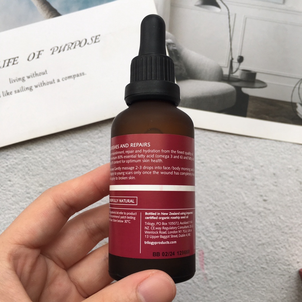 Dầu Hoa Hồng Trilogy 45ml
