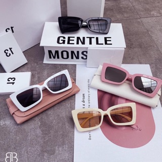 Mắt Kính Retro Thời Trang Ulzzang Sang Chảnh Kính mát nữ MIZINI Pari kiểu dáng mắt mèo chống tia UV