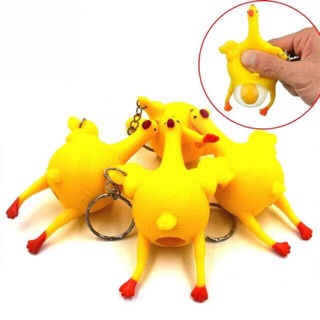 10 móc khoá gà đẻ trứng vàng 80k