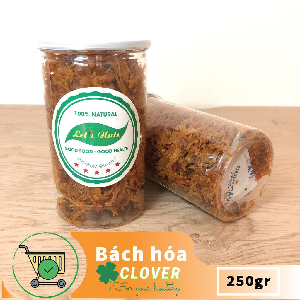 Mực xé sợi tẩm vị cay ngon 250gr ☘ Bách Hóa Clover | BigBuy360 - bigbuy360.vn
