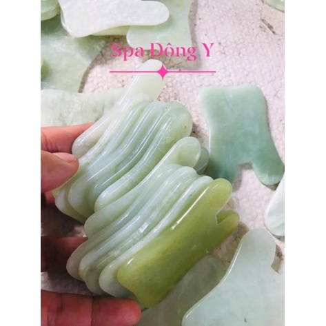 Ngọc cạo gió mặt, massage mặt, spa, dưỡng sinh đông y