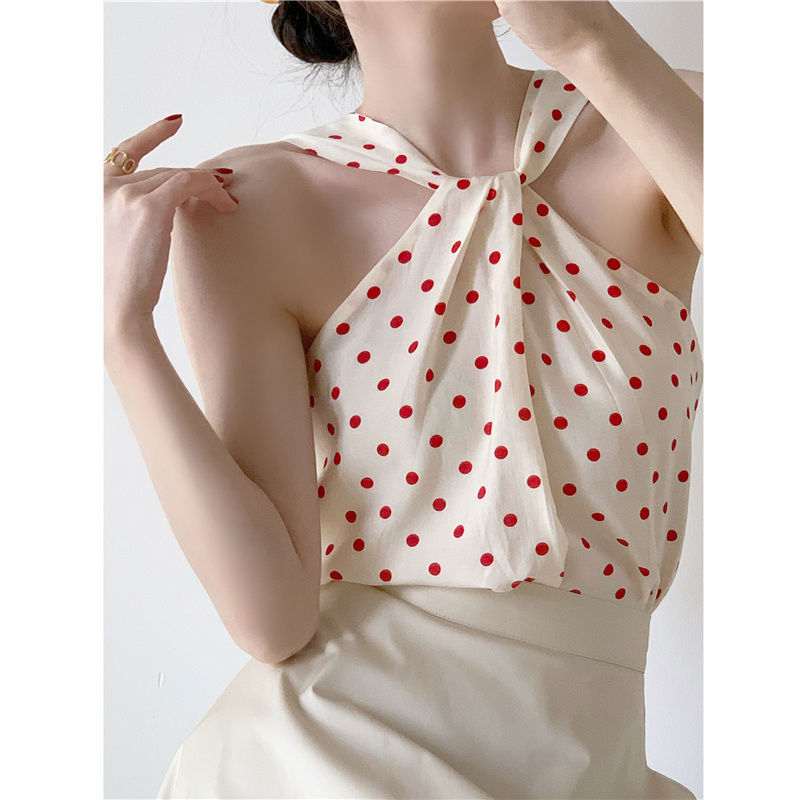 Áo kiểu thiết kế đắp chéo ngực gợi cảm