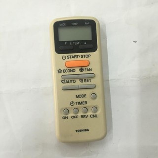 Remote/ khiển điều hoà, máy lạnh TOSHIBA