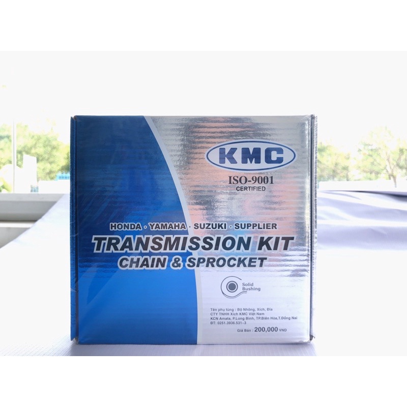Nhông sên dĩa KMC hộp xanh cho xe Dream ; super Dream