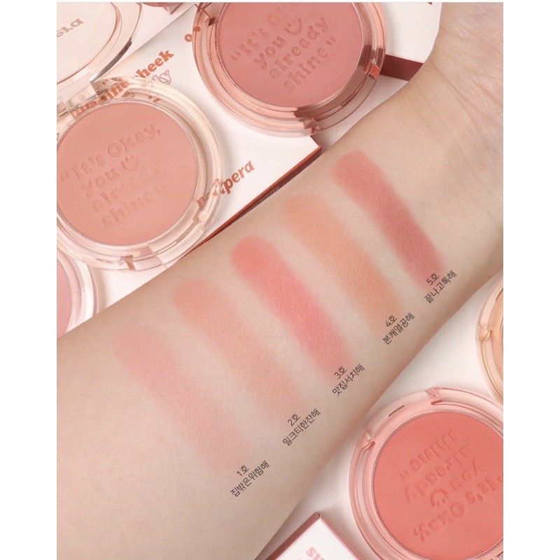 MÁ HỒNG PERIPERA PURE BLUSHED SUNSHINE CHEEK