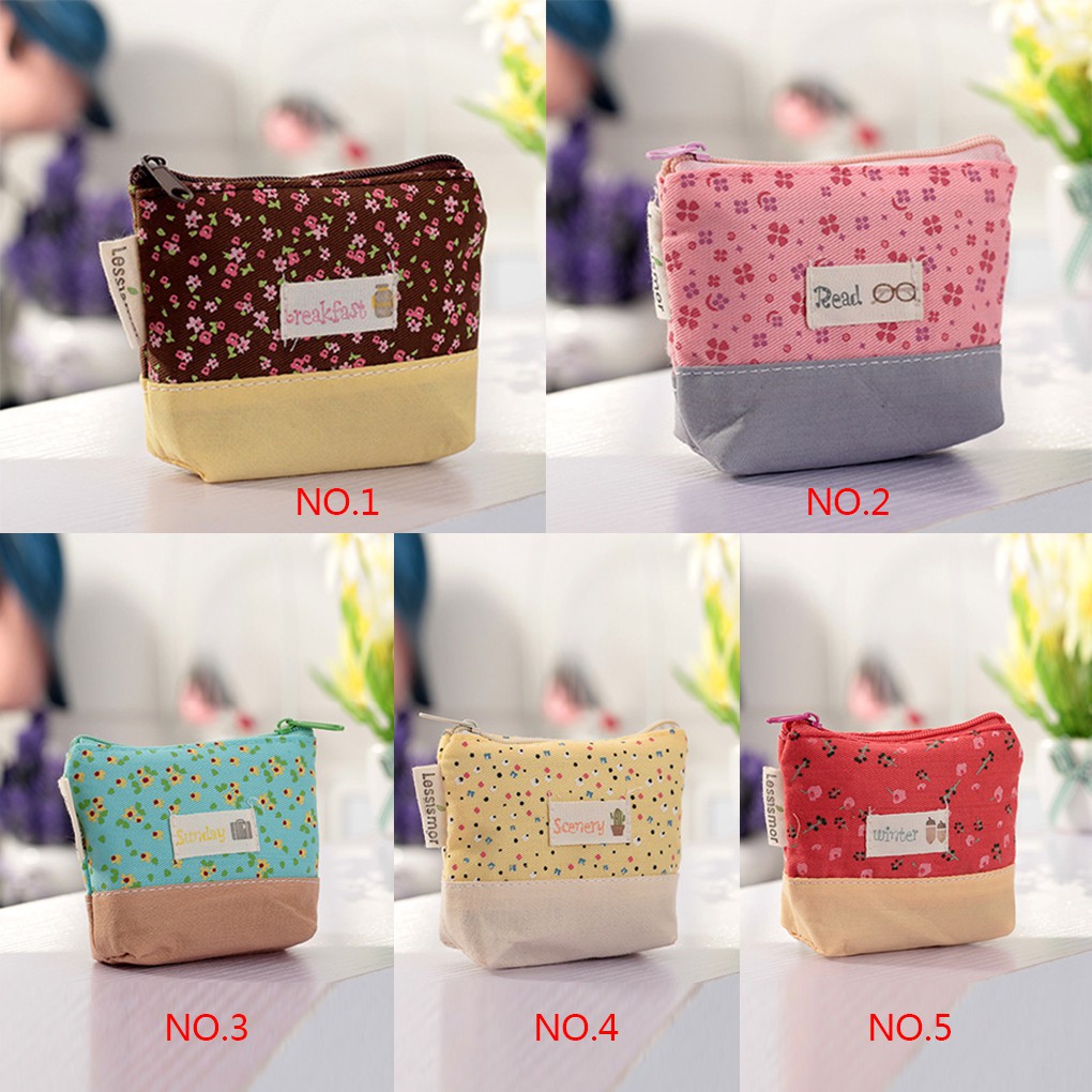 Pencil Case Cute Portable Key Coin Purse Makeup Bag