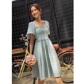 OLV - Đầm Sky Blue Flowers Dress
