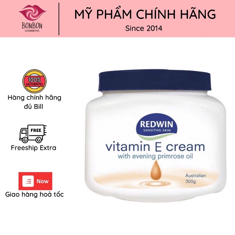 [BILL ÚC] Kem dưỡng Vitamin E redwin 300g