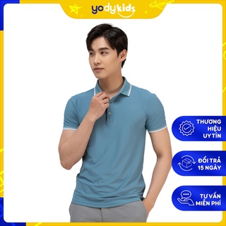 Áo thun polo nam YODY cổ bẻ vải airy cool thoáng mát chuẩn form APM3959