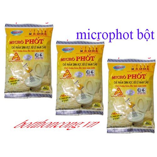 Men xử lý microphot là chế phẩm sinh học 200g
