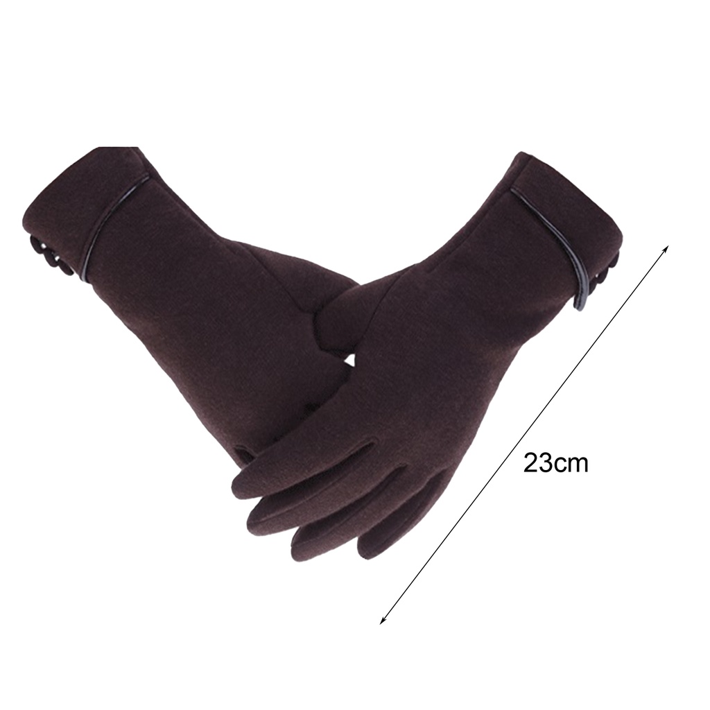 1 Đôi Găng Tay Bông Ấm Áp Xinh Xắn Cho Nữ