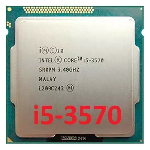 CPU Intel Core i5 3470/ 3570/ 2500/ 2400 cũ bộ vi xử lý socket 1155