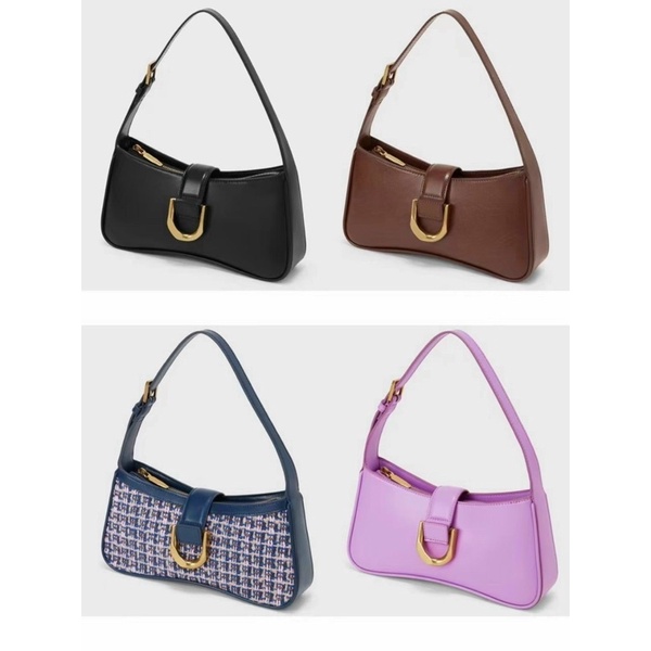 Túi chữ nhật kèm dây đeo chéo xinh xắn đủ 4 màu - HANA BAG