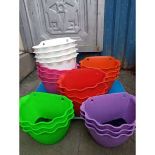 Chậu ốp tường siêu bền có khay lót chống úng