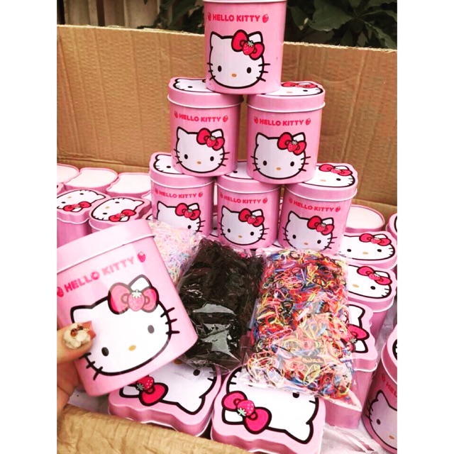 Hộp thun hello kitty
