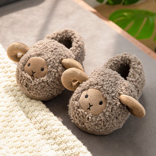 dép ấm đi trong nhà Dép bông đi trong nhà hình cừu dễ thương cho bé dép bông dép đi trong nhà dép bông đi trong nhà