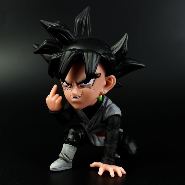 Mô Hình Dragon Ball Contempt - Black & Rose Goku Zamasu 13cm