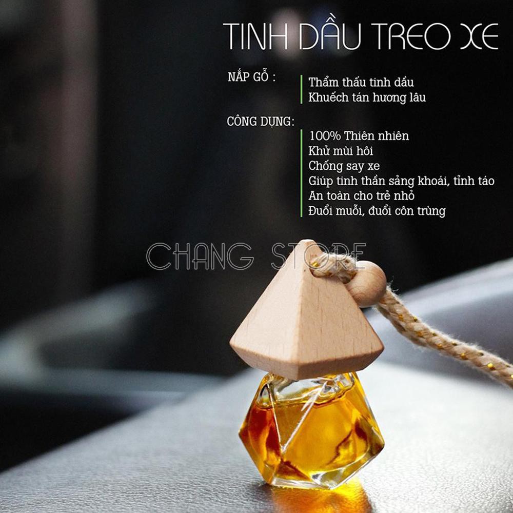 Tinh dầu treo xe hương hoa ly thơm dịu mùi hương tự nhiên, sát khuẩn, khử trùng, khử mùi