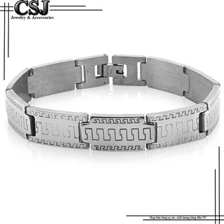 Lắc tay inox nam thời trang Hàn Quốc giá rẻ