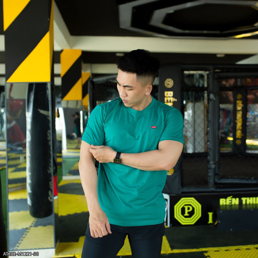 Áo Thun Nam LEVIS AT282 100% Cotton - áo thun nam thêu logo trước