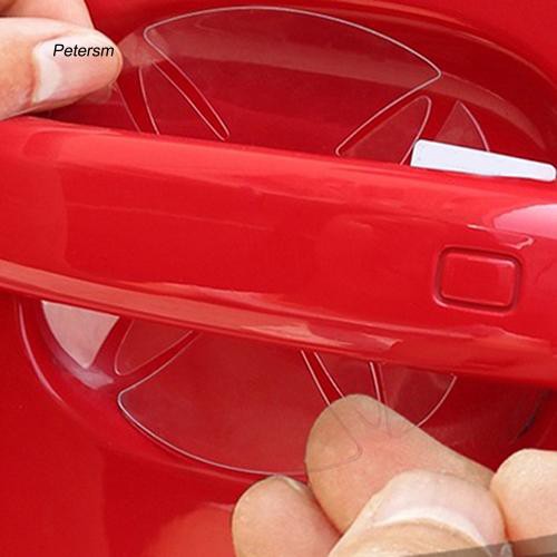 Bộ 3 / 12 miếng phim dán chống trầy chống trầy cho tay cầm cửa xe ô tô