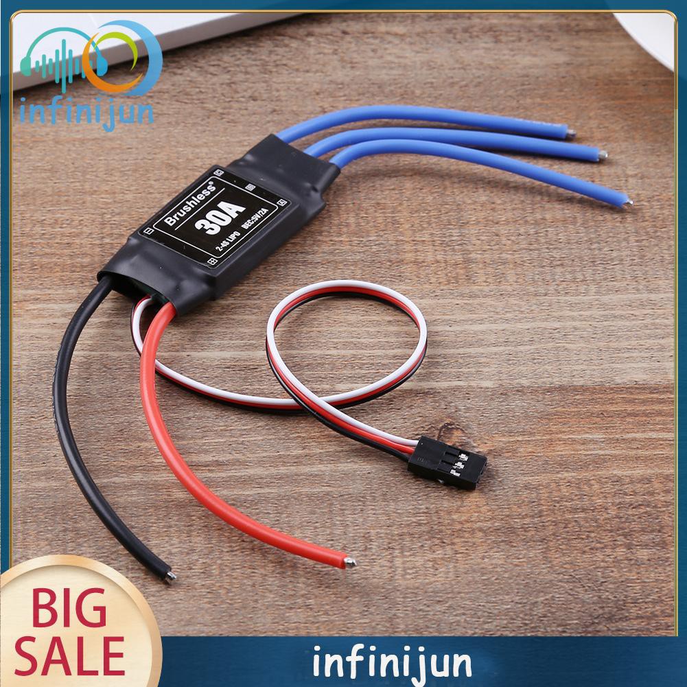 Động Cơ Không Chổi Than 30A Esc Cho Máy Bay Điều Khiển Từ Xa
